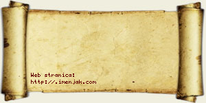 Isidora Manić vizit kartica